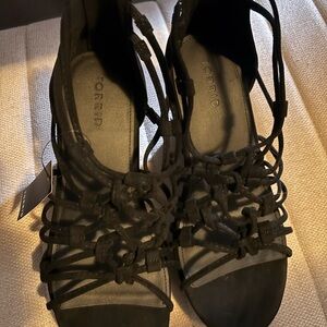Torrid Strappy Black heels